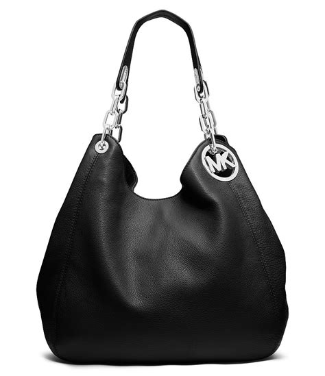 michael kors fulton large leather hobo|Michael Kors shoulder bag.